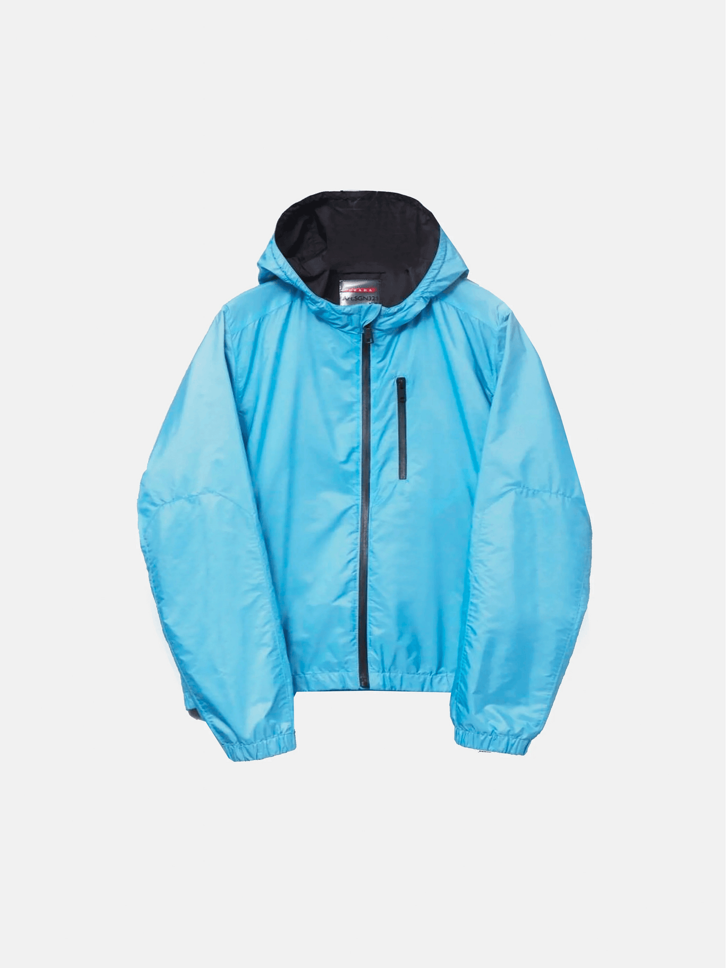 Prada 2000s Sports Blue Nylon Mens Jacket