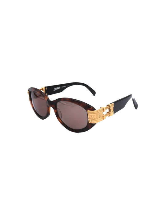 Jean Paul Gaultier 2000s Gold Hardware Sunglasses