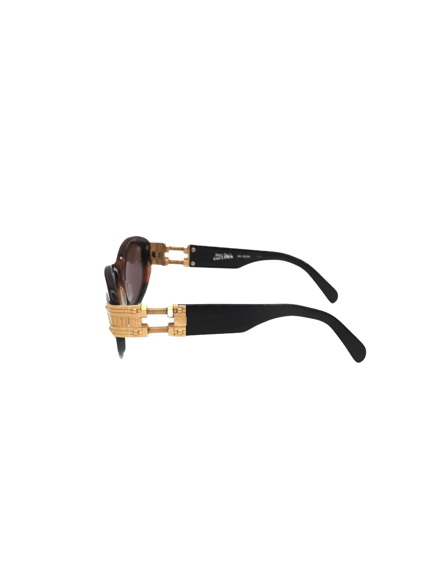 Jean Paul Gaultier 2000s Gold Hardware Sunglasses