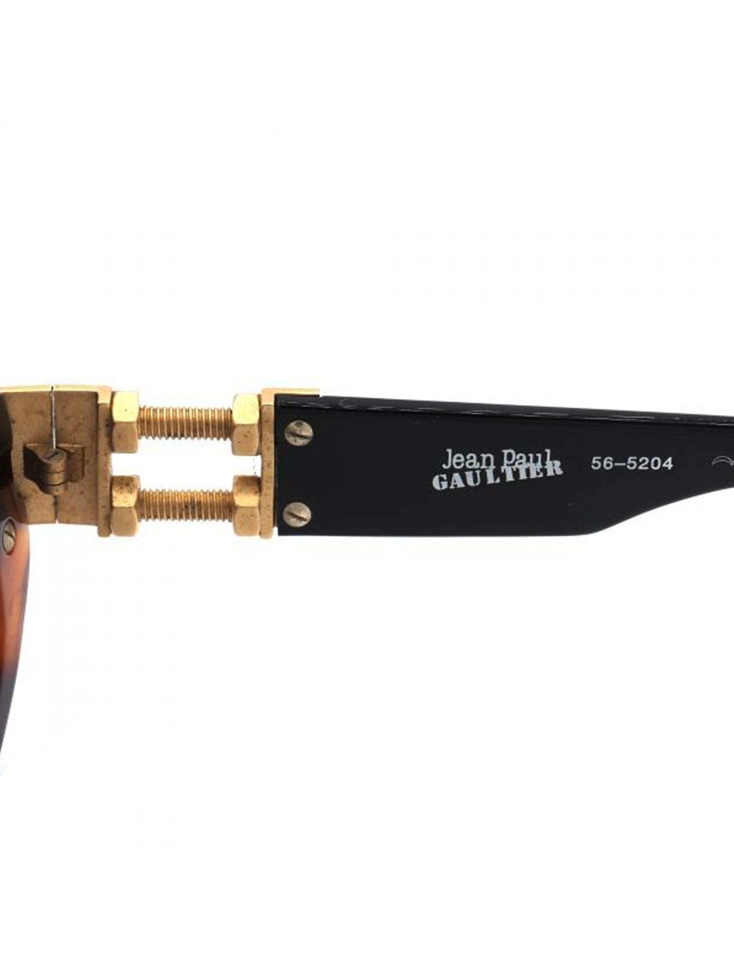 Jean Paul Gaultier 2000s Gold Hardware Sunglasses