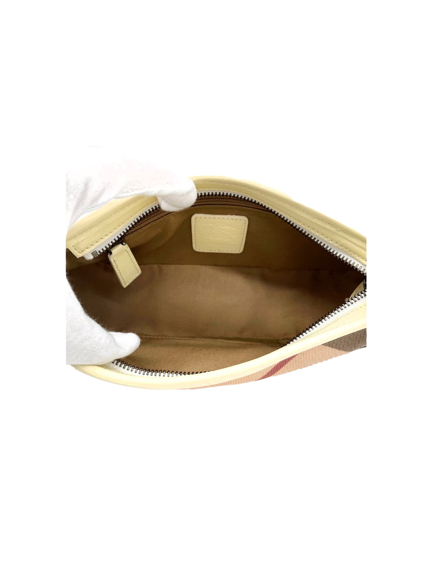 Burberry 2000s Beige Check Handbag