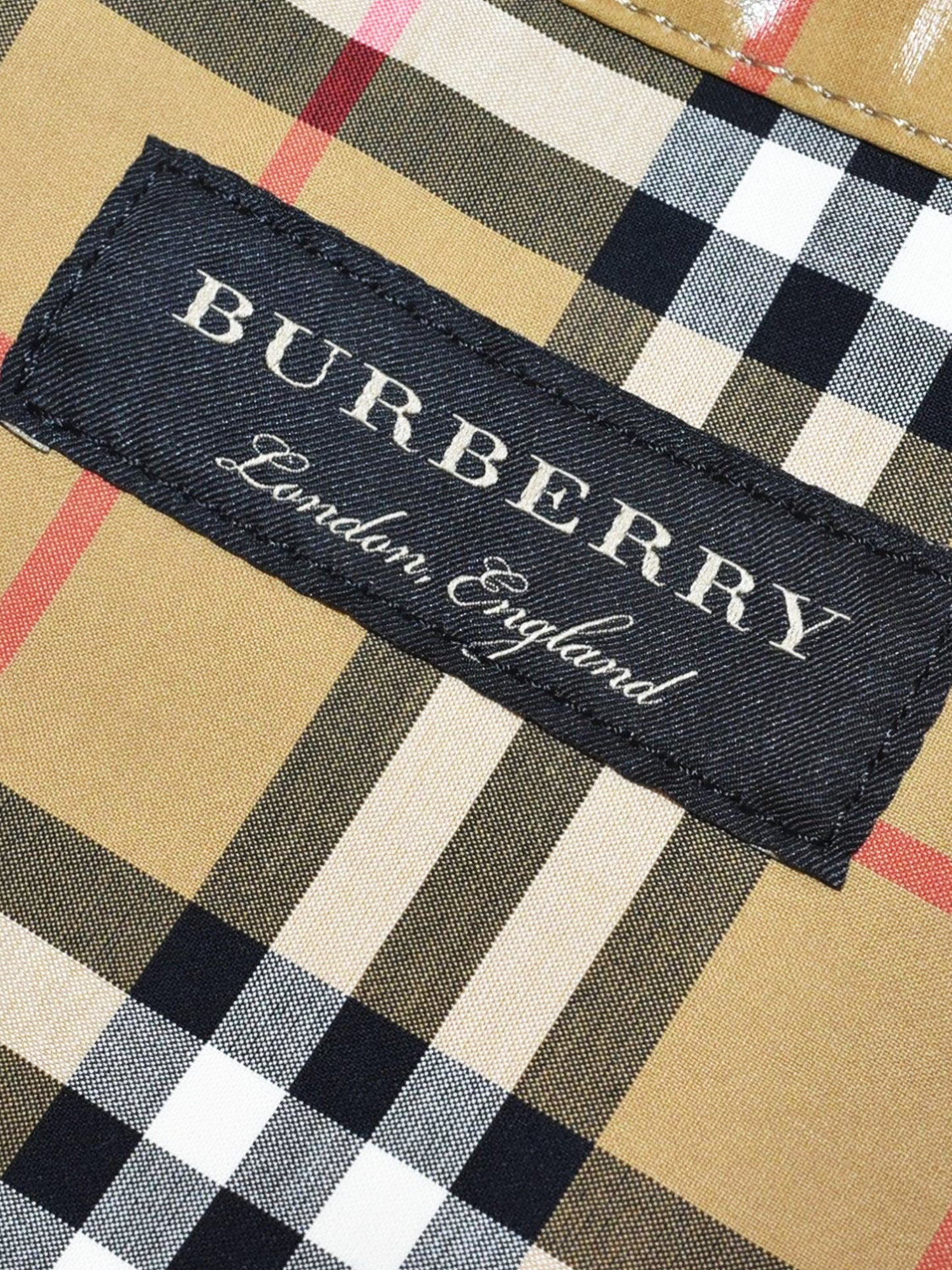 Burberry 2020s Novacheck Green Handle Tote
