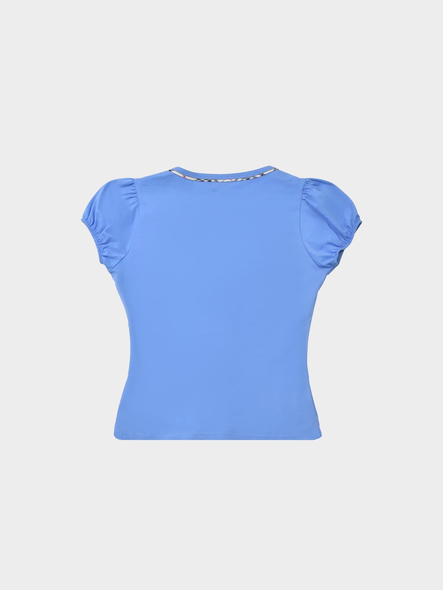 Burberry 2000s Blue Novacheck Top