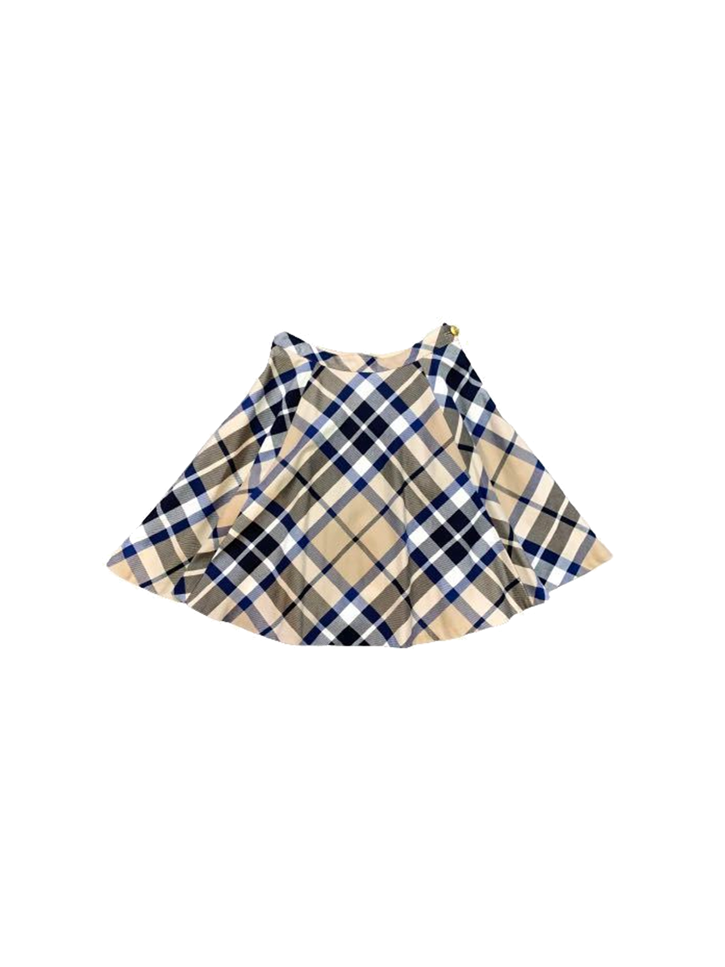 Burberry Blue Label 1990s Plaid Skirt