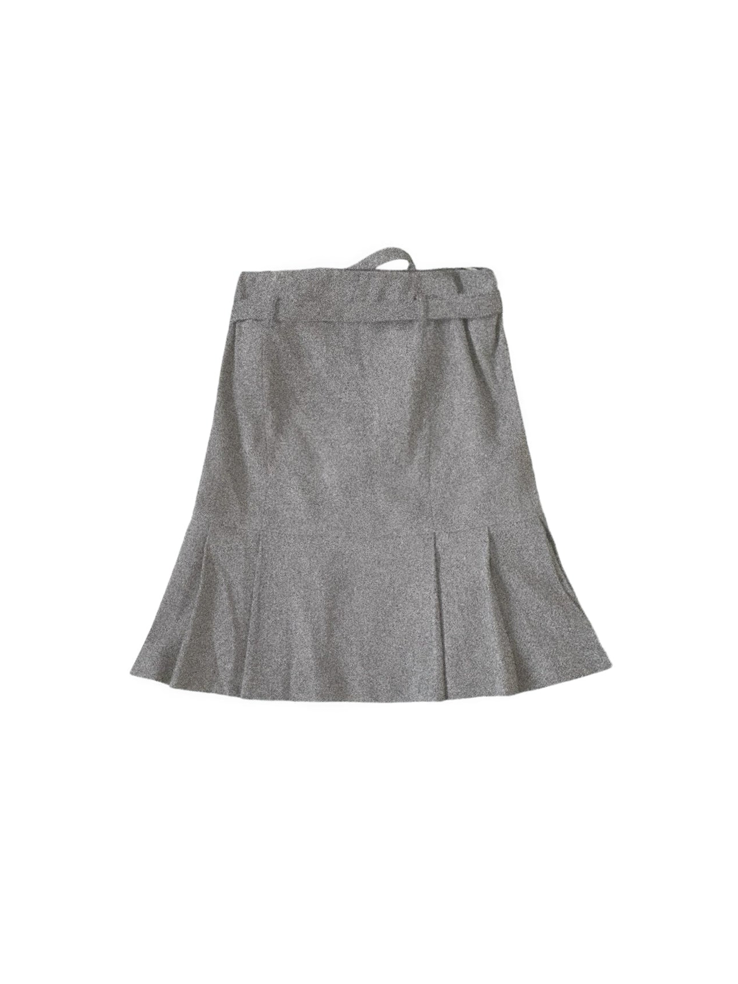 Burberry 2000s Blue Label Grey Wool Skirt