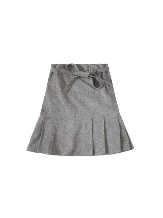 Burberry 2000s Blue Label Grey Wool Skirt