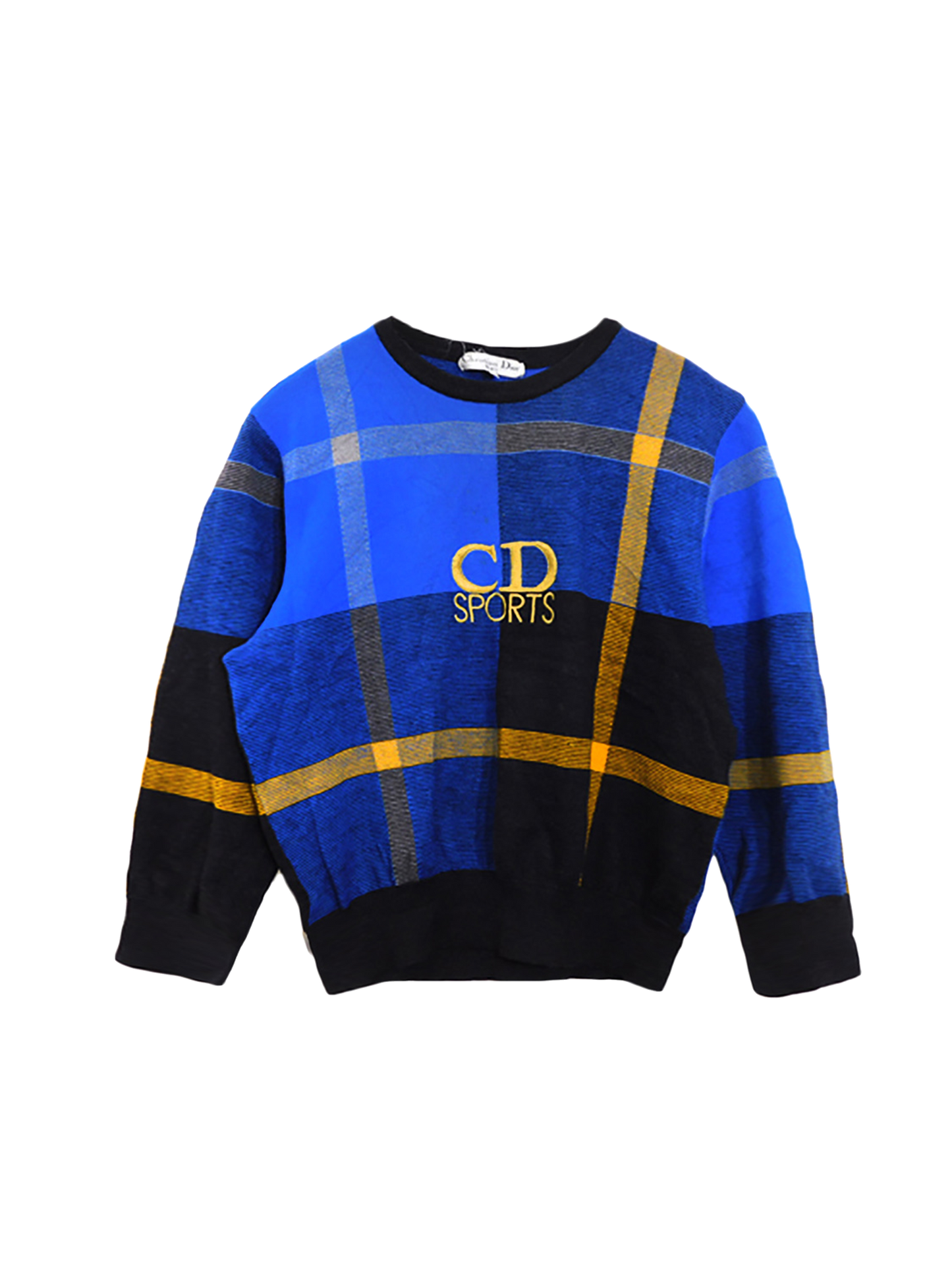 Christian Dior 2000s Sports Plaid Crewneck