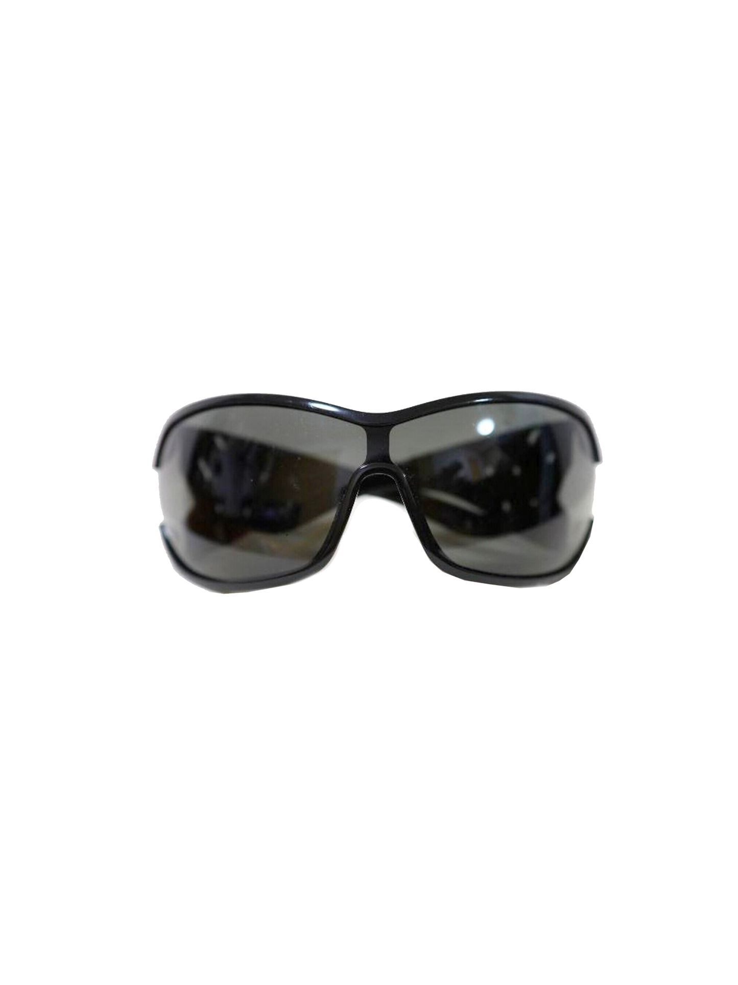 Christian Dior 2000s Sports Shield Black Sunglasses