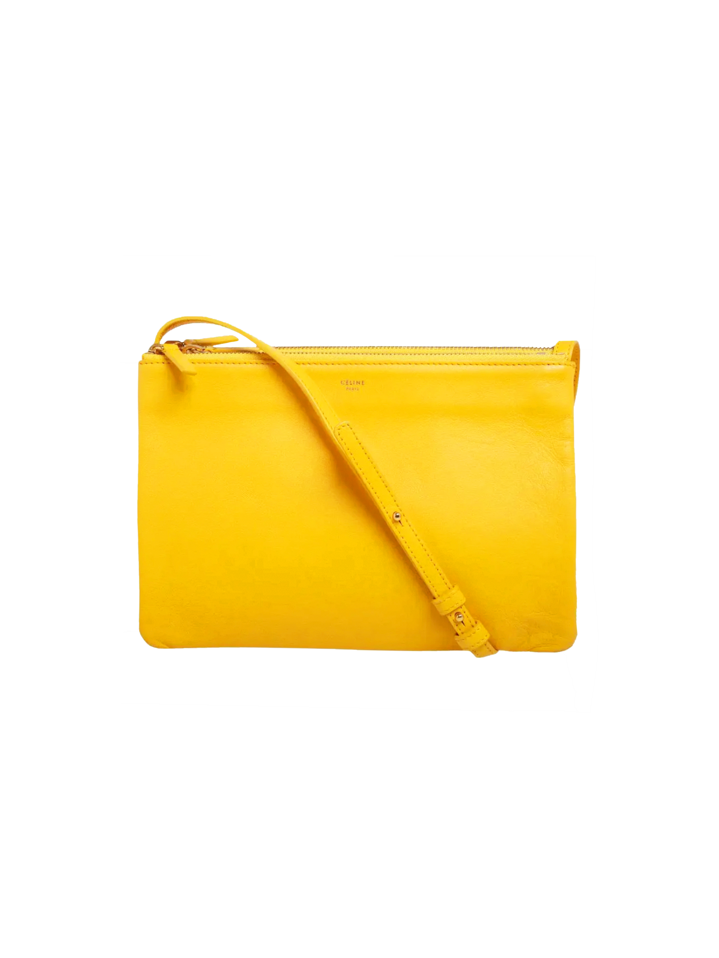 Céline by Pheobe Philo 2015 Yellow Trio Bag