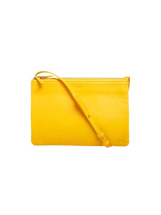 Céline by Pheobe Philo 2015 Yellow Trio Bag