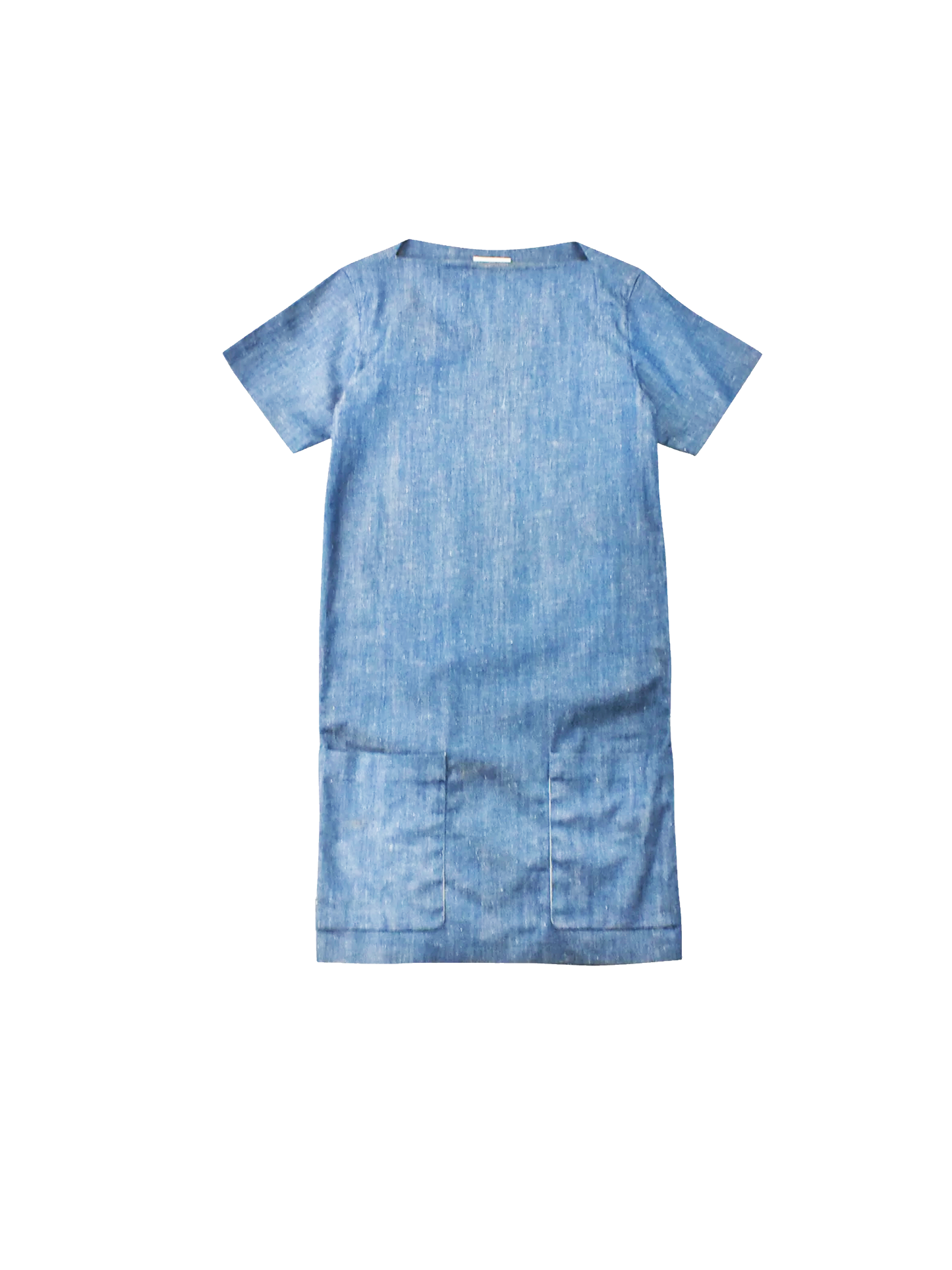 Celine 1990s Denim Blue Shift Dress