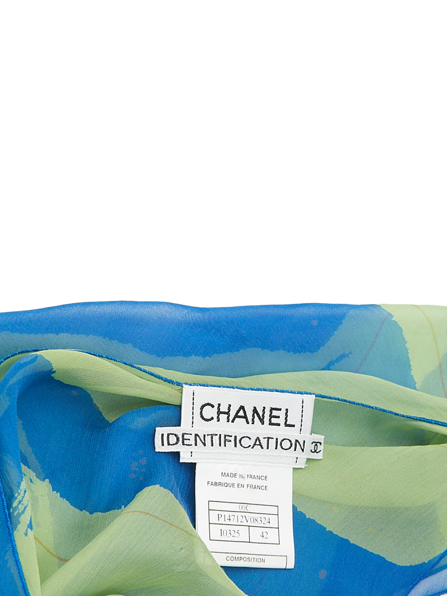 Chanel 2000 Silk Logo Halter Top