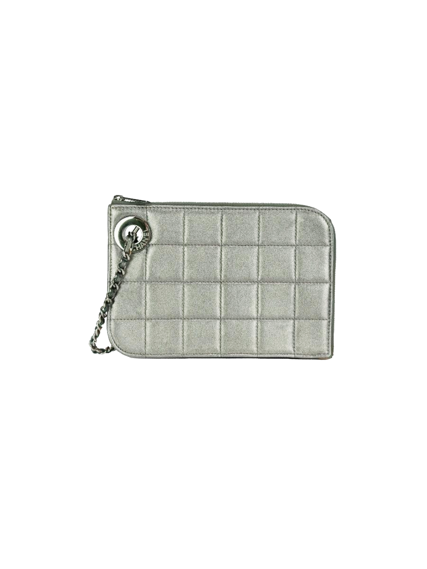 Chanel Spring 2002 Runway Silver Handcuff Clutch