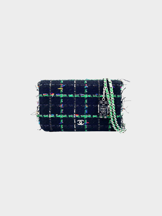 Chanel Spring 2017 Robot Tweed Wallet on a Chain
