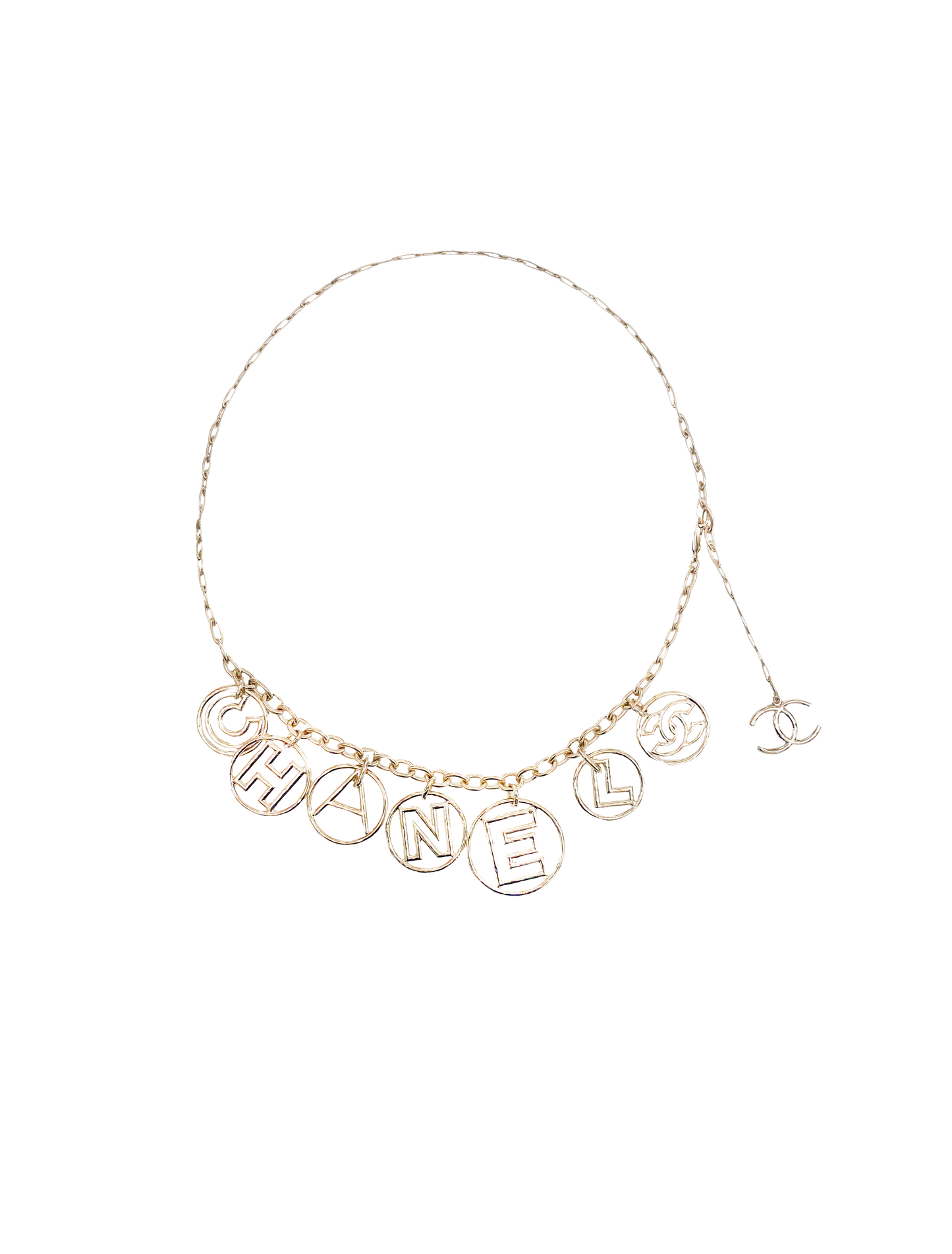 Chanel 2017 Cruise Cuba Logo Chain Belt