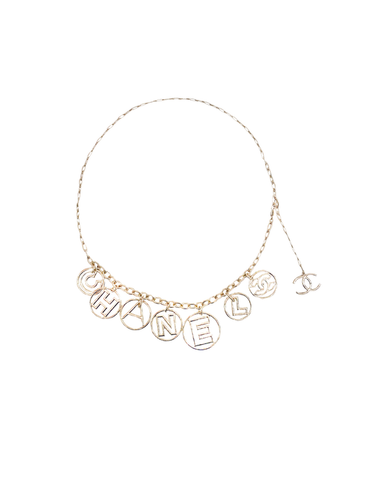 Chanel 2017 Cruise Cuba Logo Chain Belt