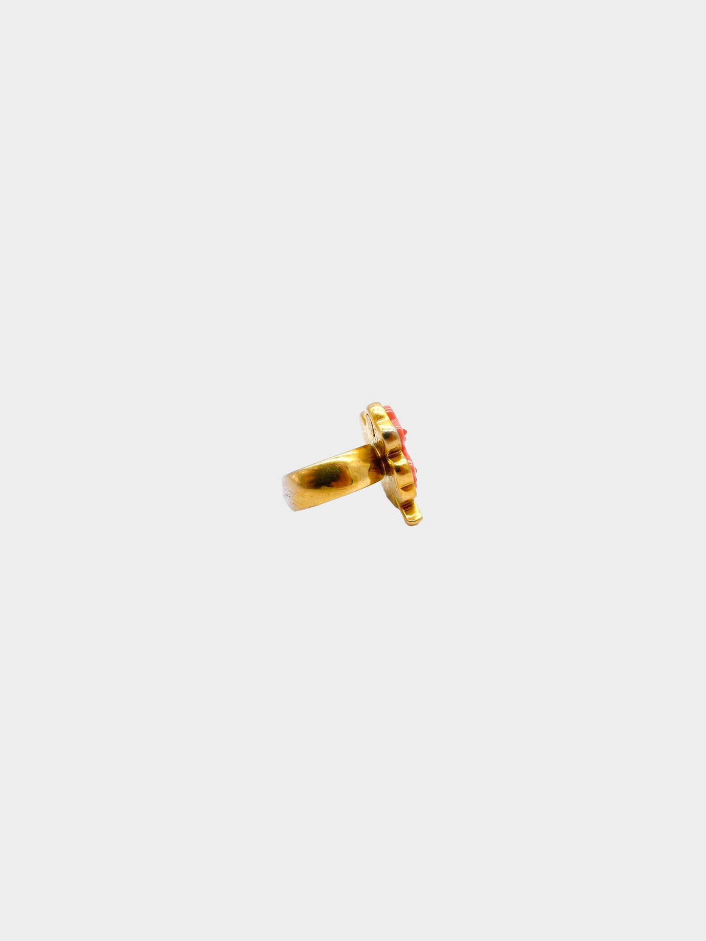 Chanel Spring 2003 Pink Clover Ring