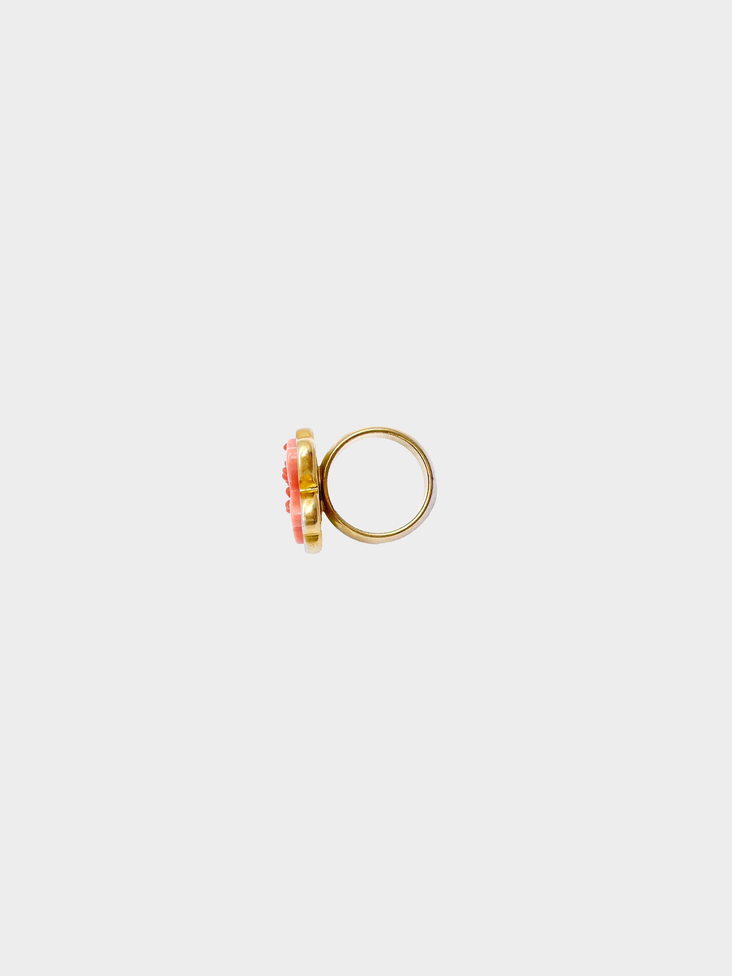 Chanel Spring 2003 Pink Clover Ring