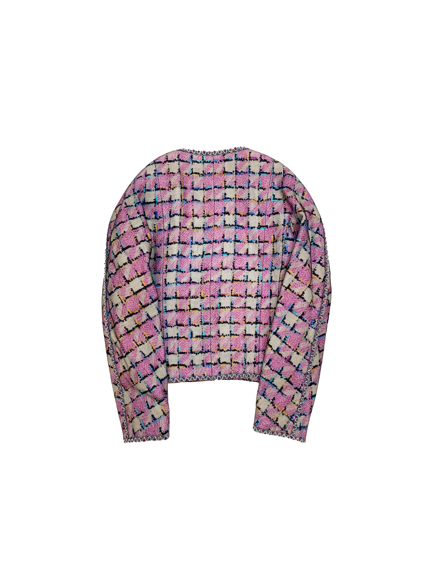 Chanel 1998 Cruise Beaded Tweed and Mesh Jacket