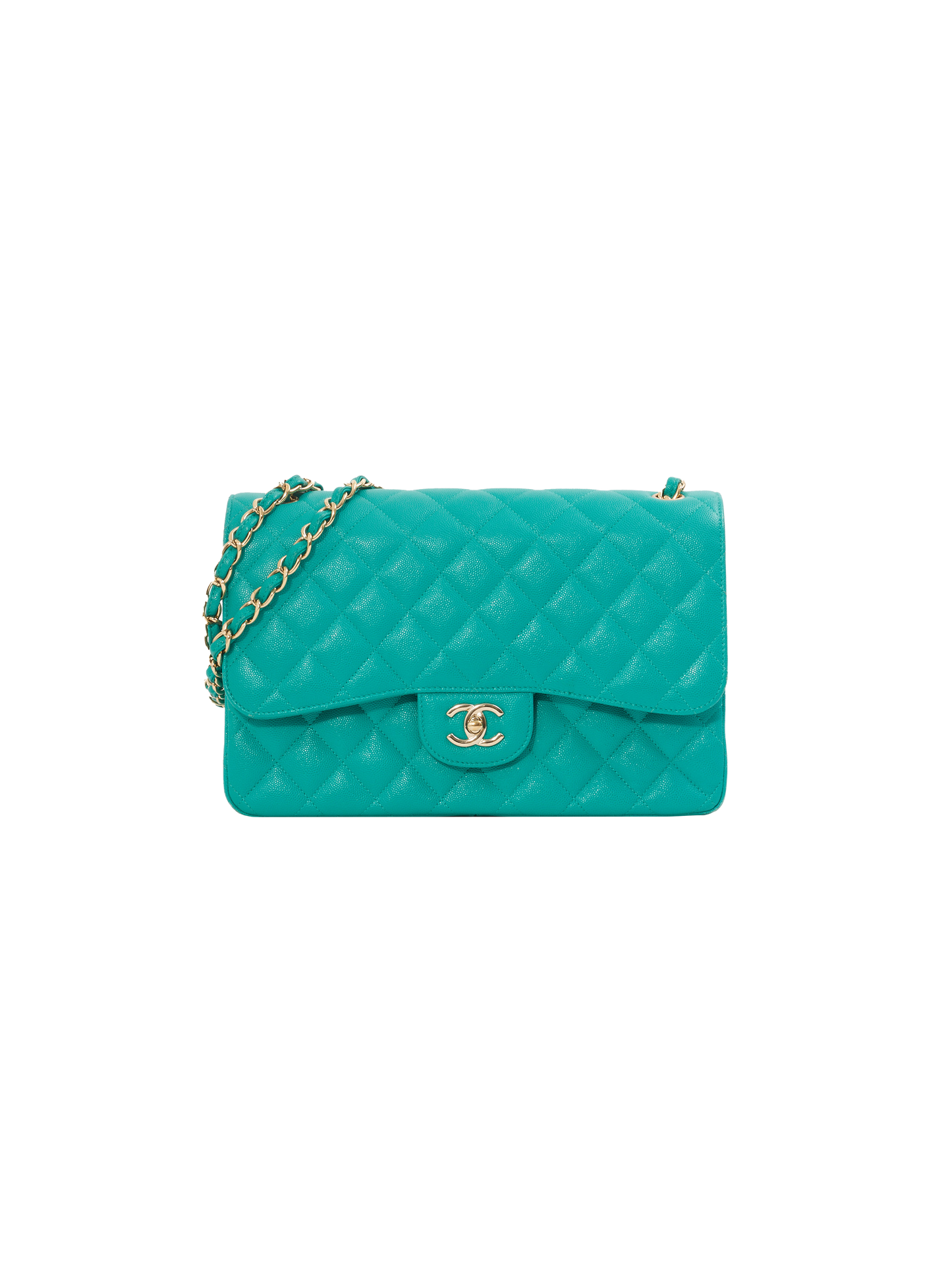 Chanel 2016 Turquoise Classic Flap Bag