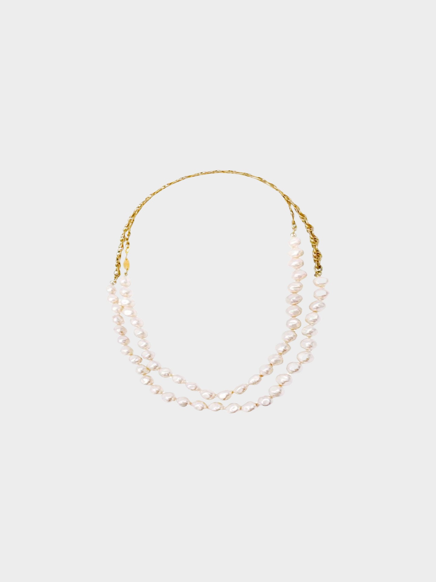 Chanel 1984 Double Pearl Necklace