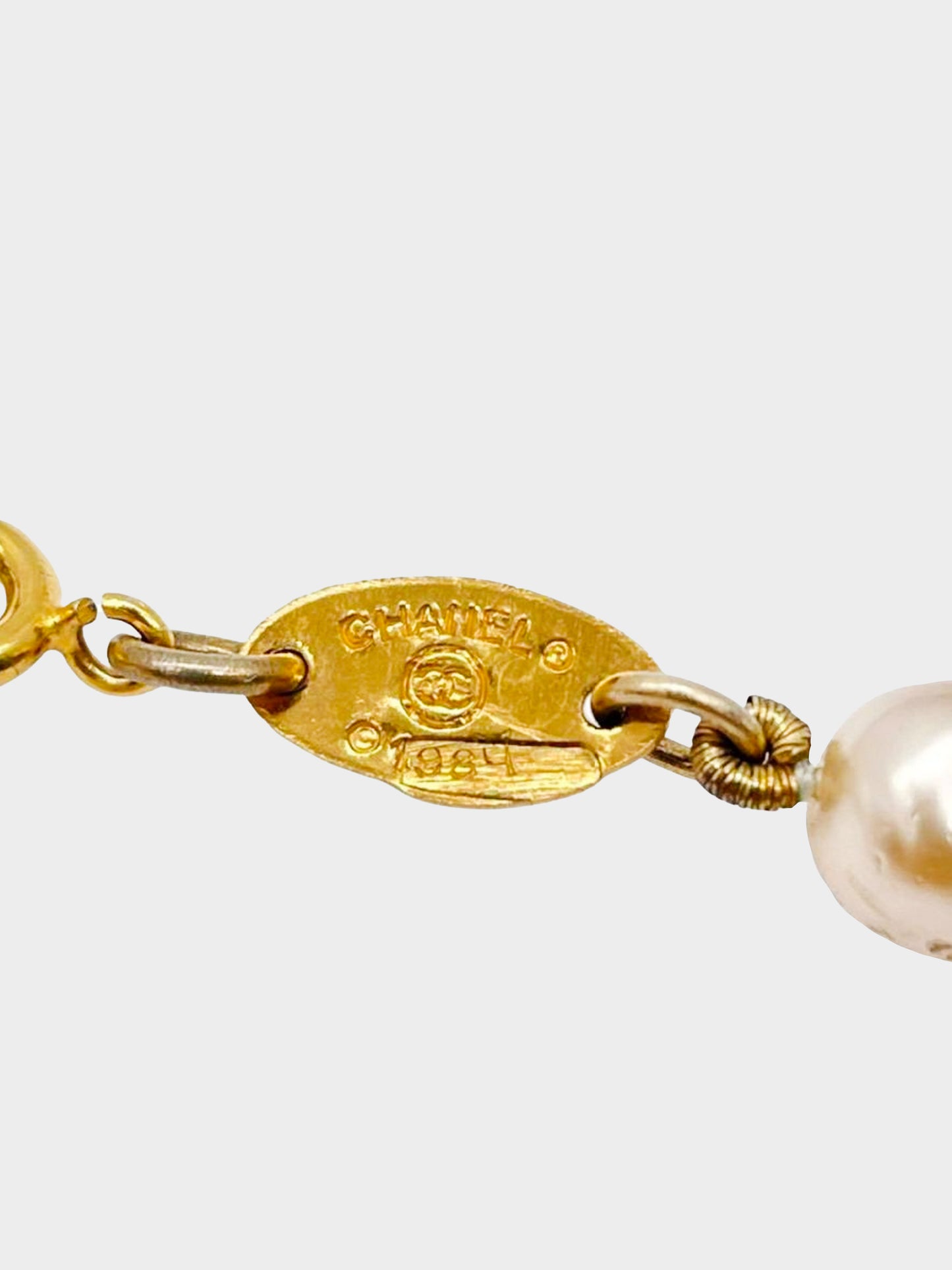 Chanel 1984 Double Pearl Necklace