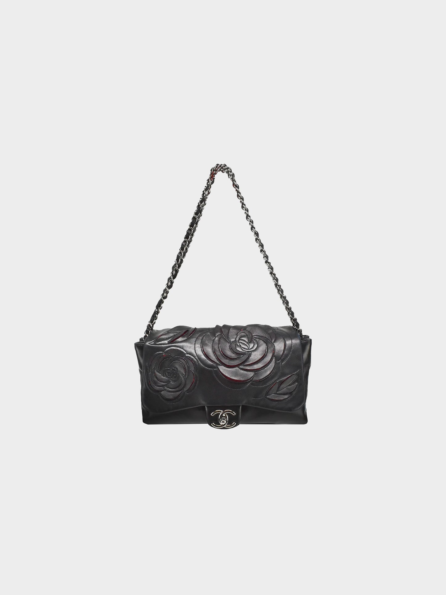 Chanel FW2010 Paris Shanghai Camellia Flap Bag
