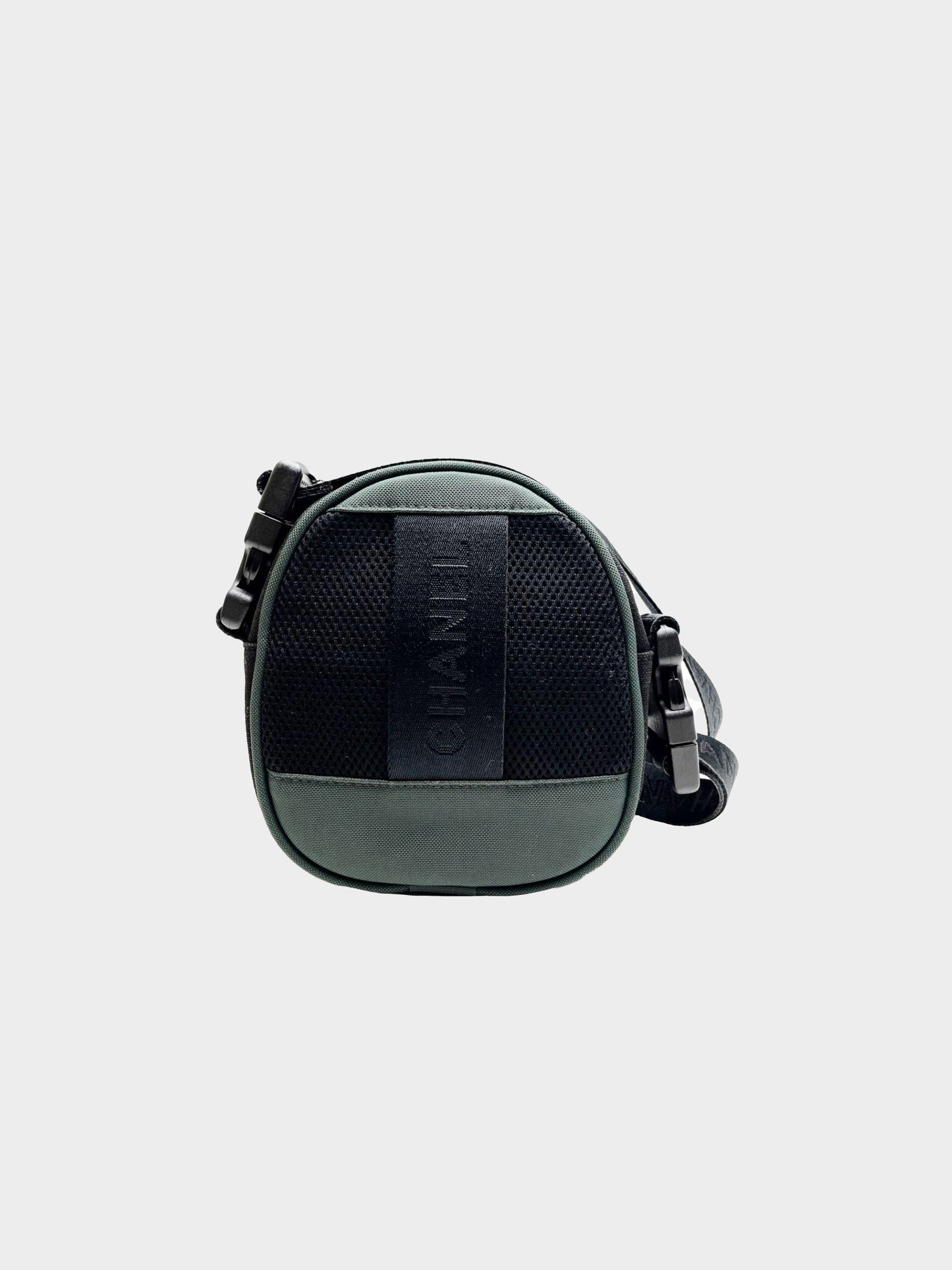 Chanel 2003 Sports Line Green Nylon Bag