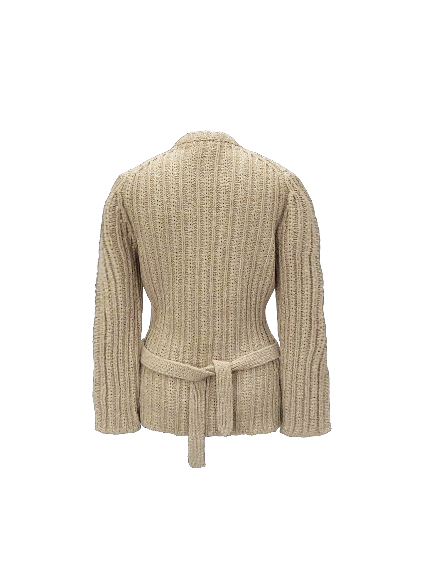 Chanel 2000s Belted Knit Sweater