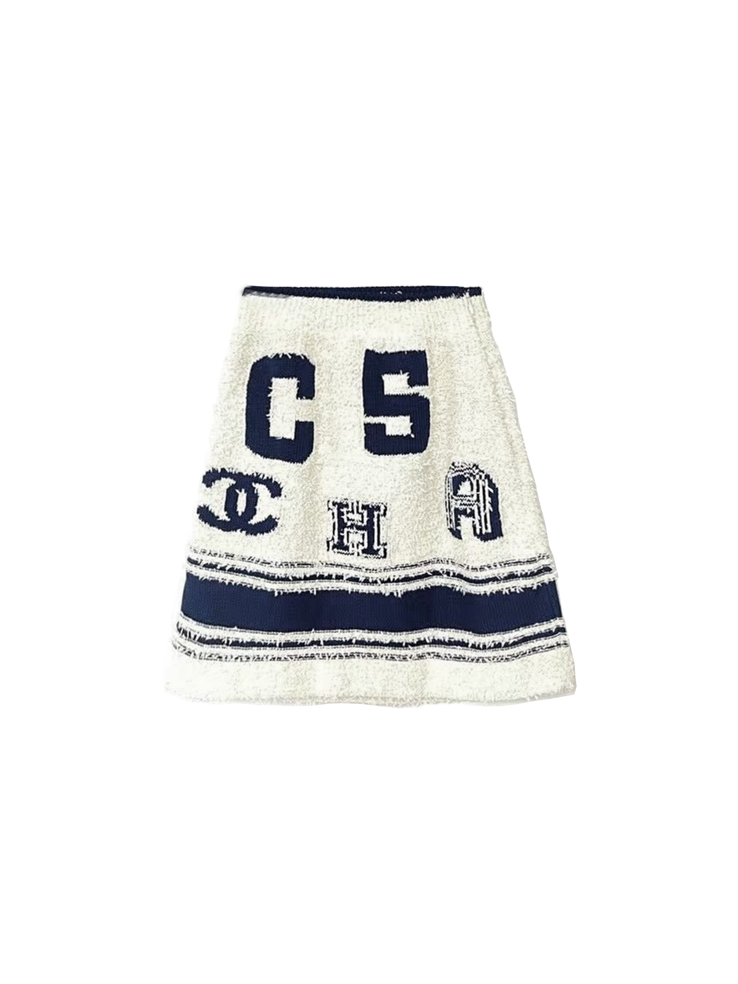 Chanel 2019 Varsity Boucle Skirt