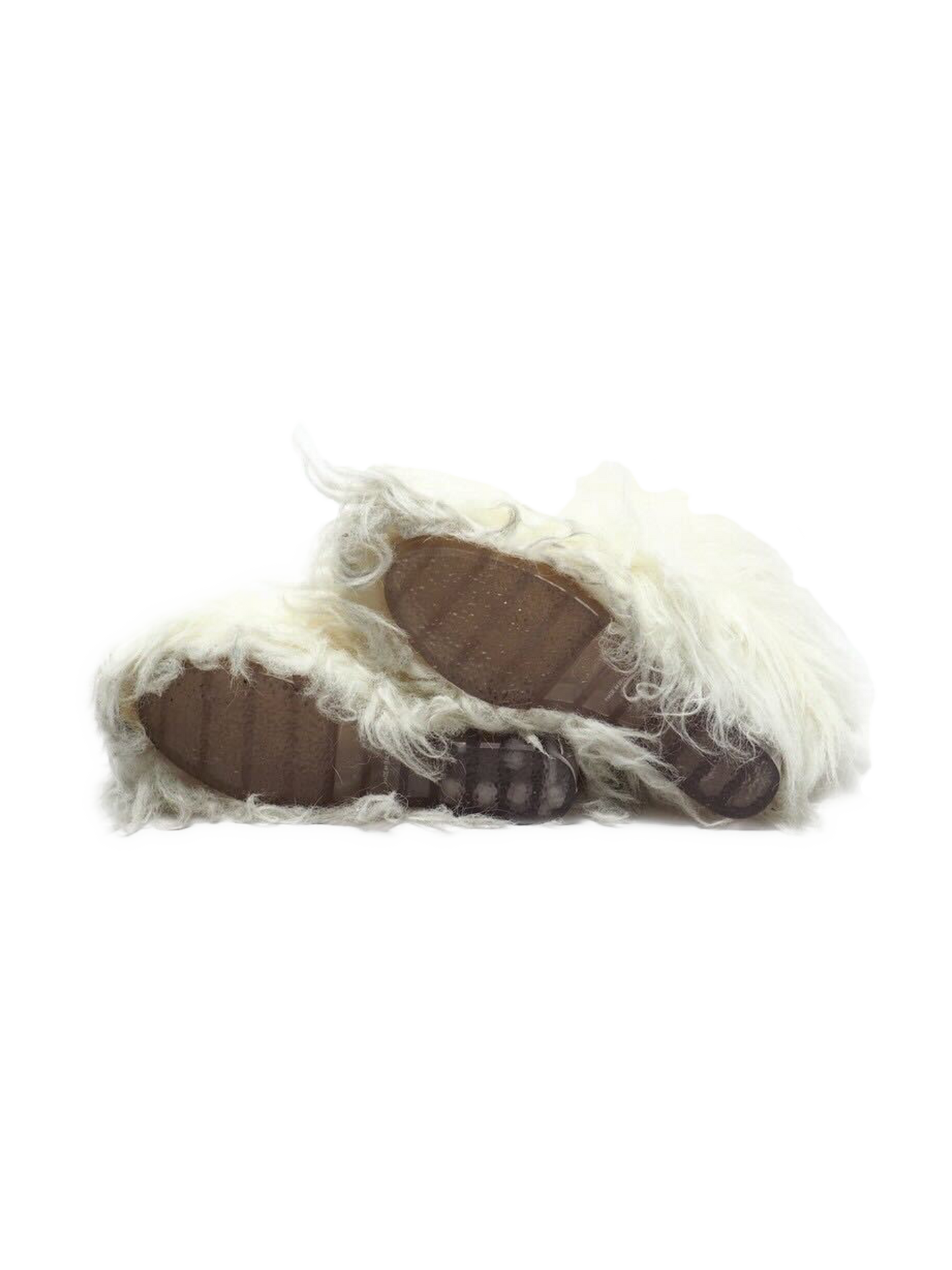 Chanel FW 2010 Rare White Fur CC Boots