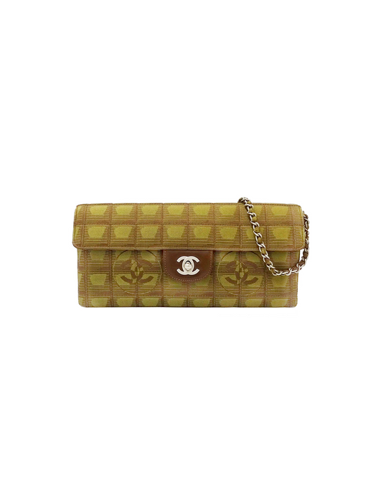 Chanel Sports Dark Green Nylon Flap