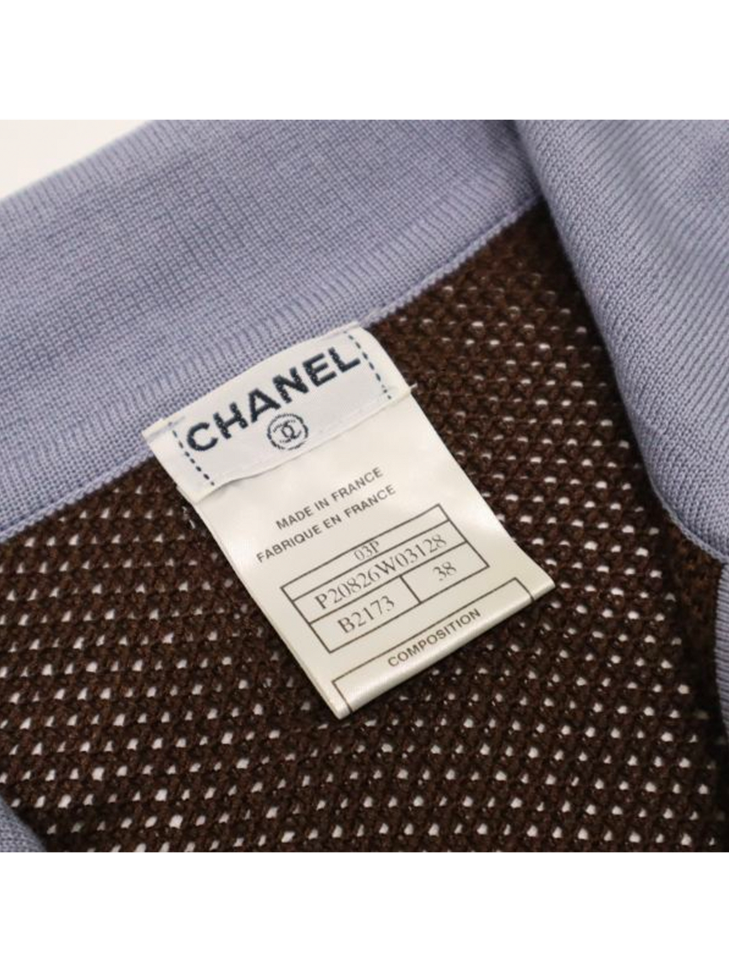 Chanel 2000s Purple and Brown Rare Knit Tank