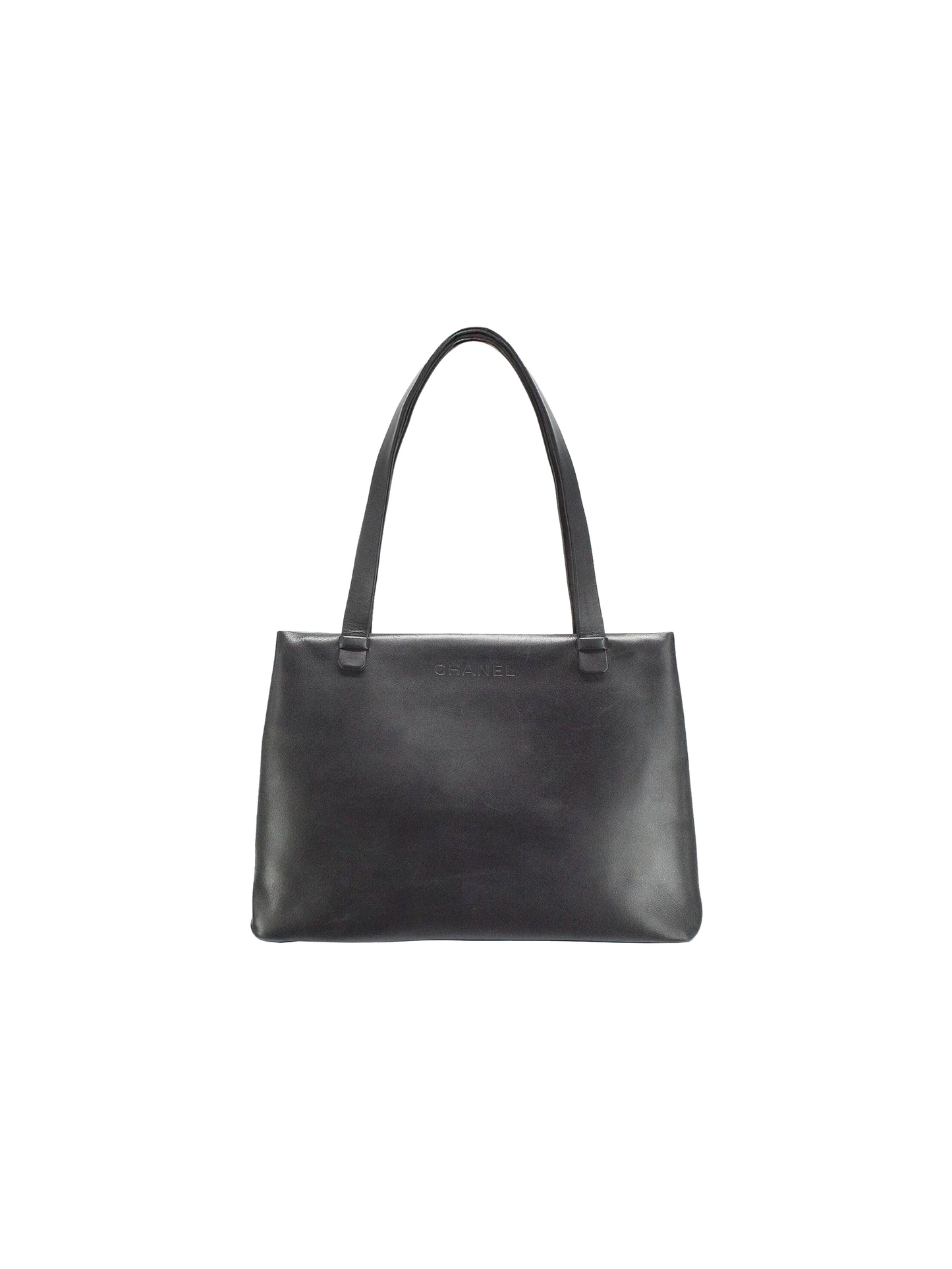 Chanel 1998 Black Long Strap Tote Bag