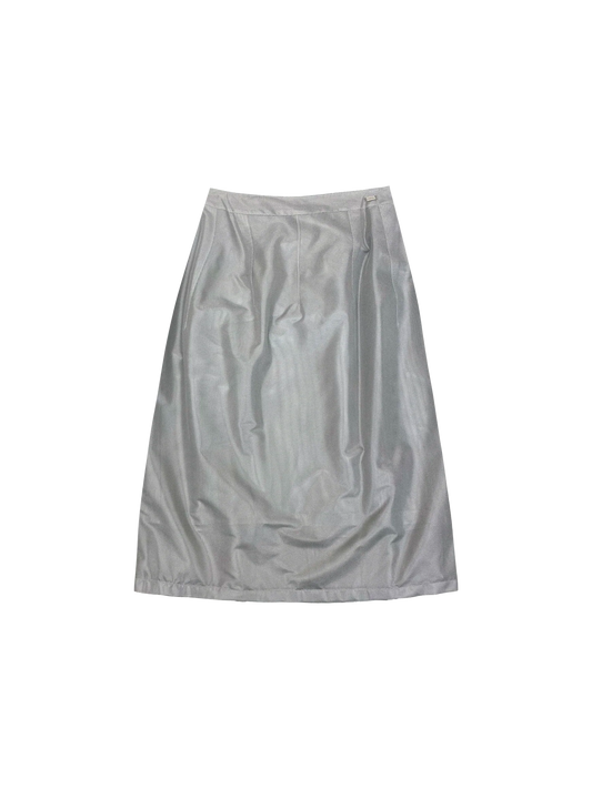 Chanel 1999 Silver Mesh Skirt