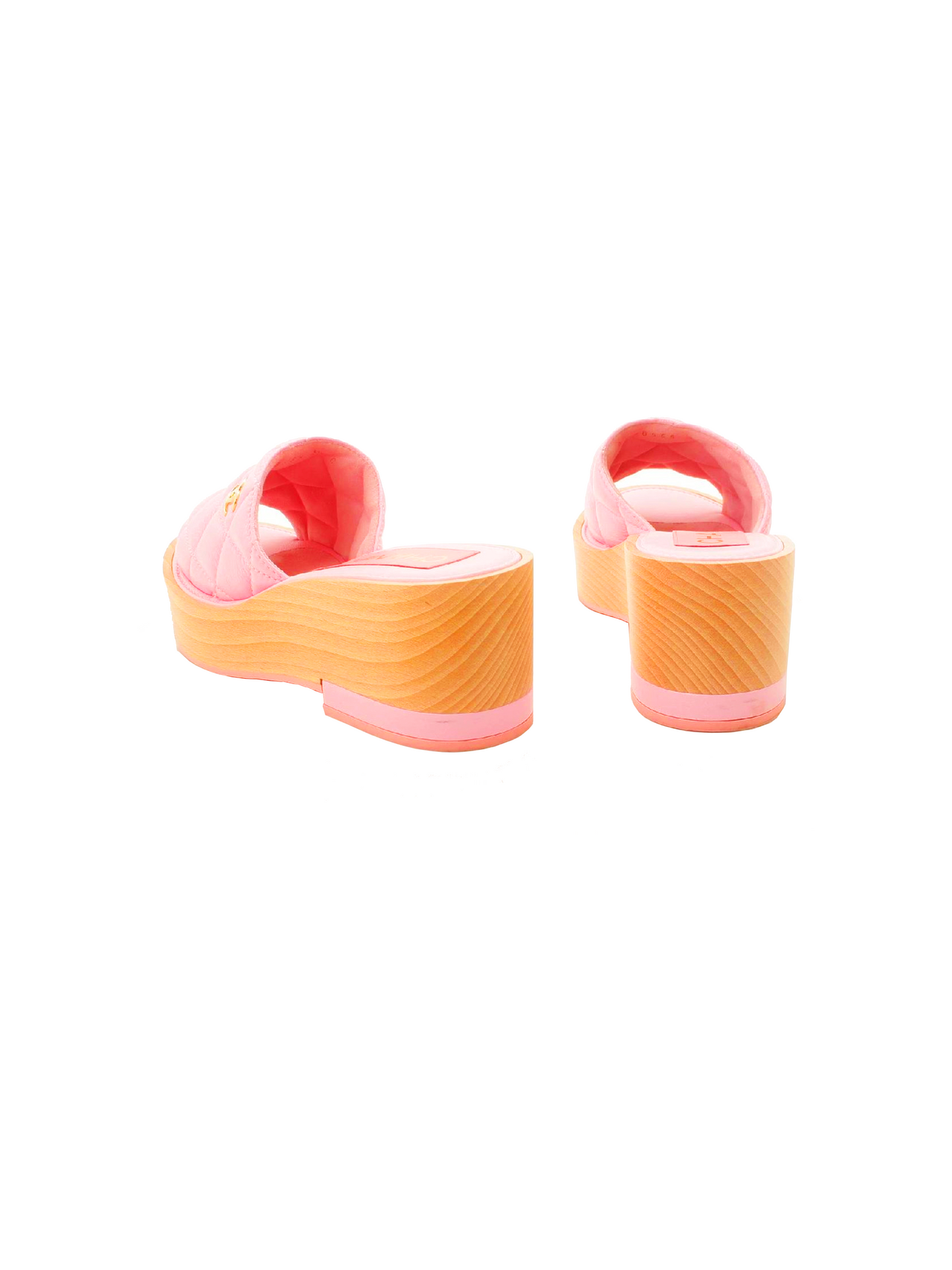 Chanel 2010s Pink Quilted Leather Mules