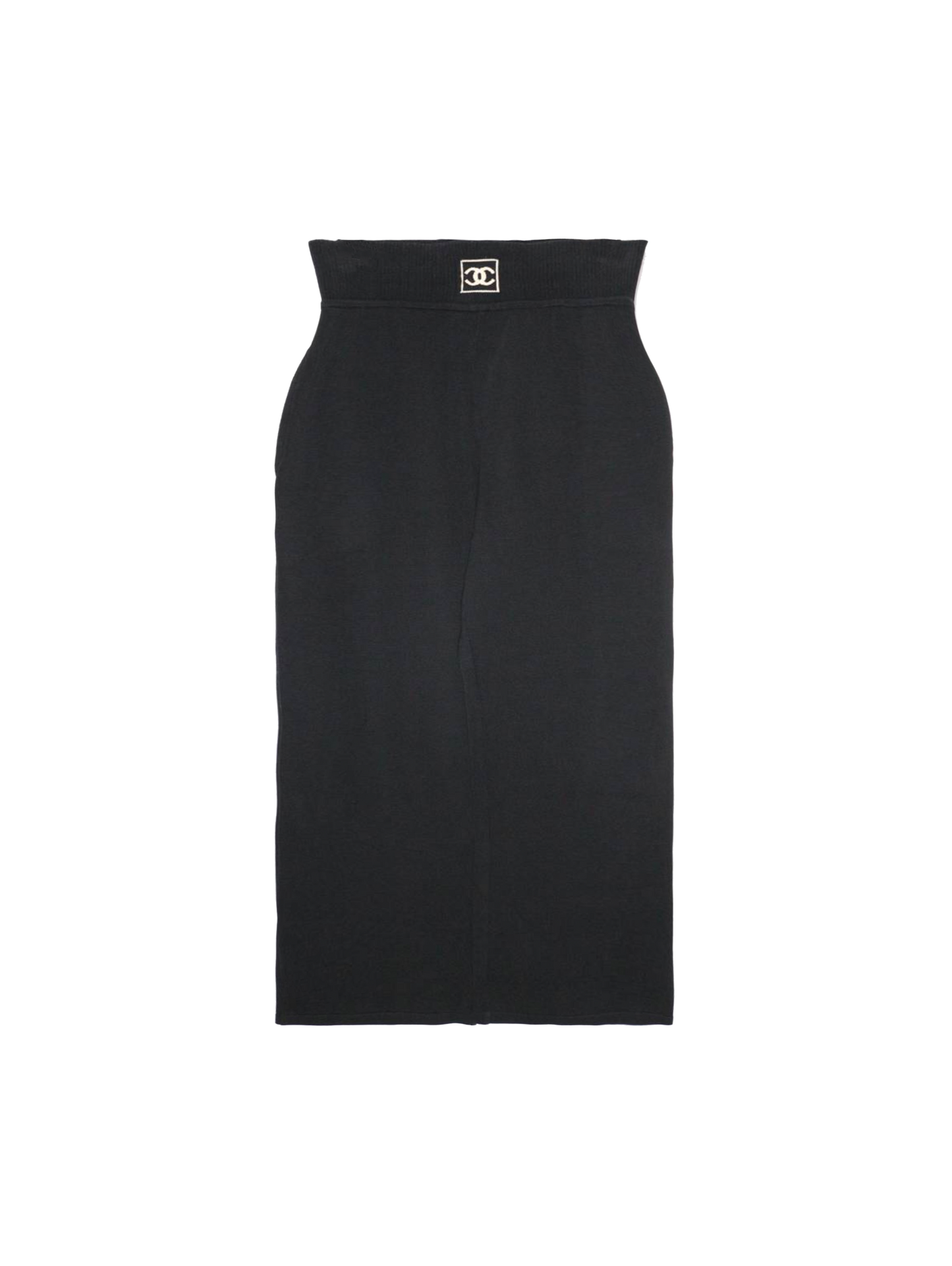 Chanel 2000s Sports Knit Black Pants