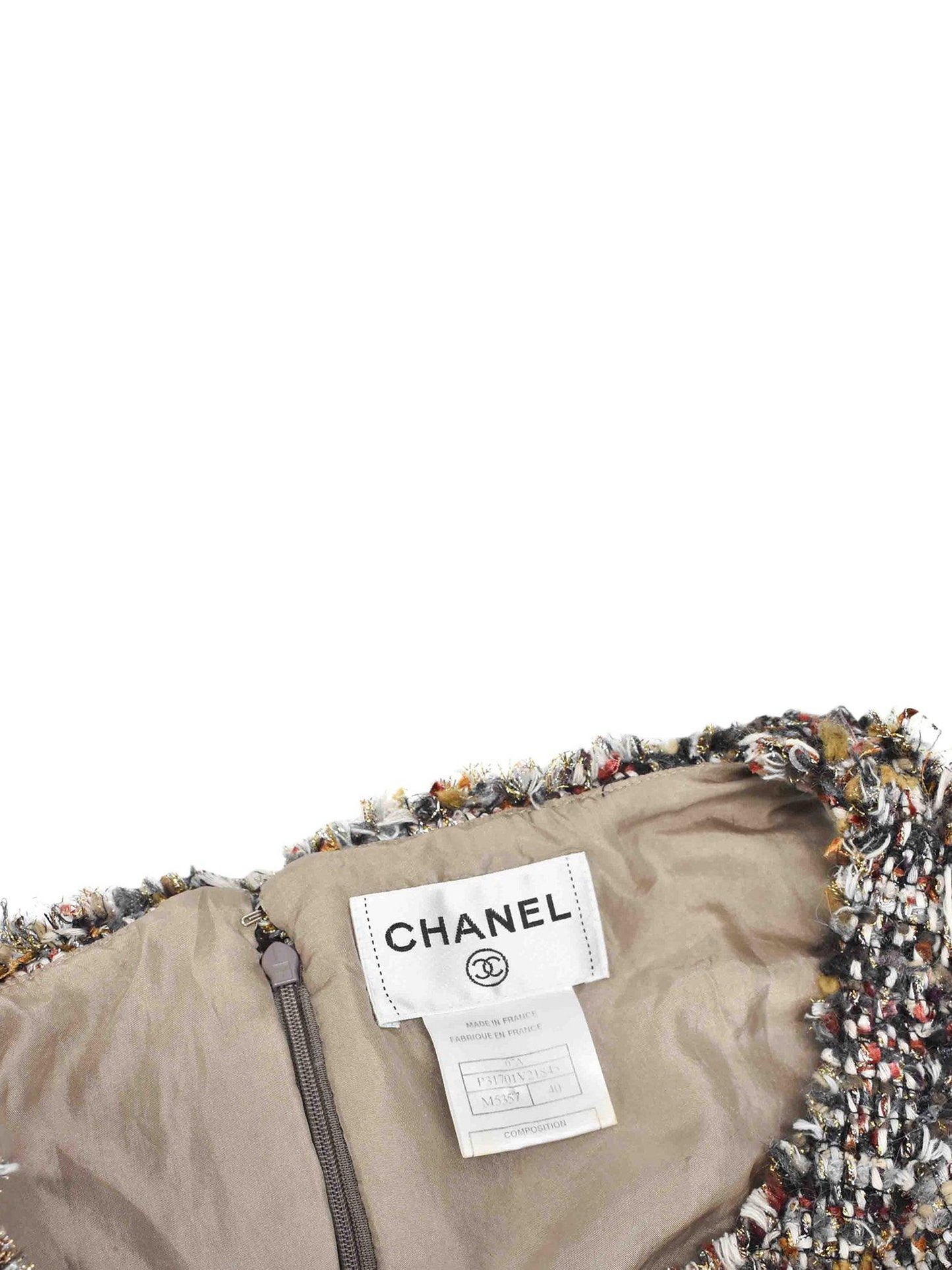 Chanel FW 2007 Multi-Color Tweed Dress