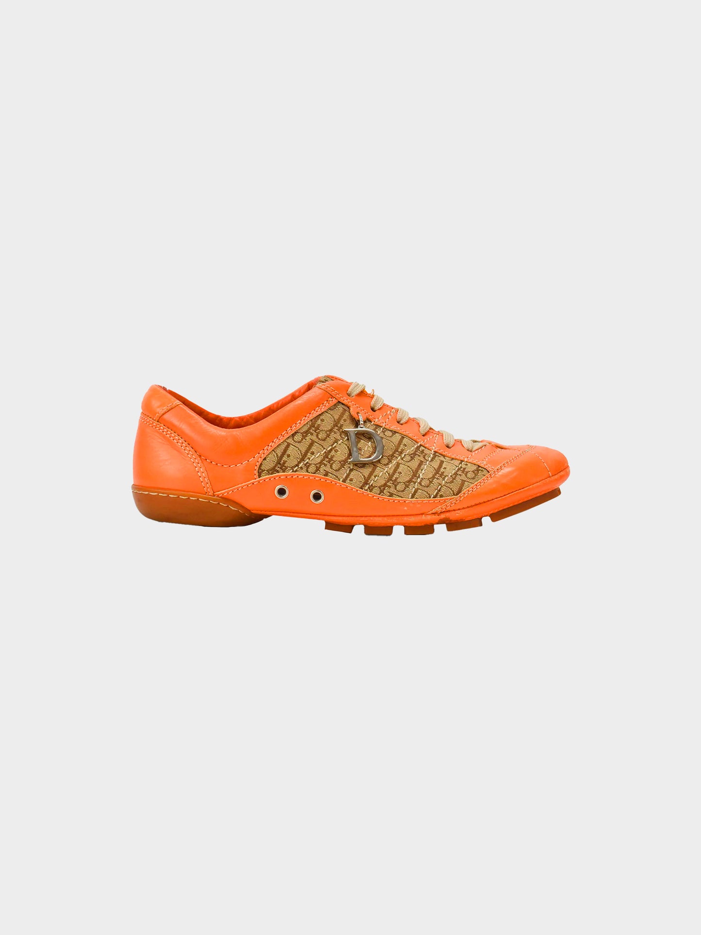 Christian Dior 2000s Orange Trotter Sneakers