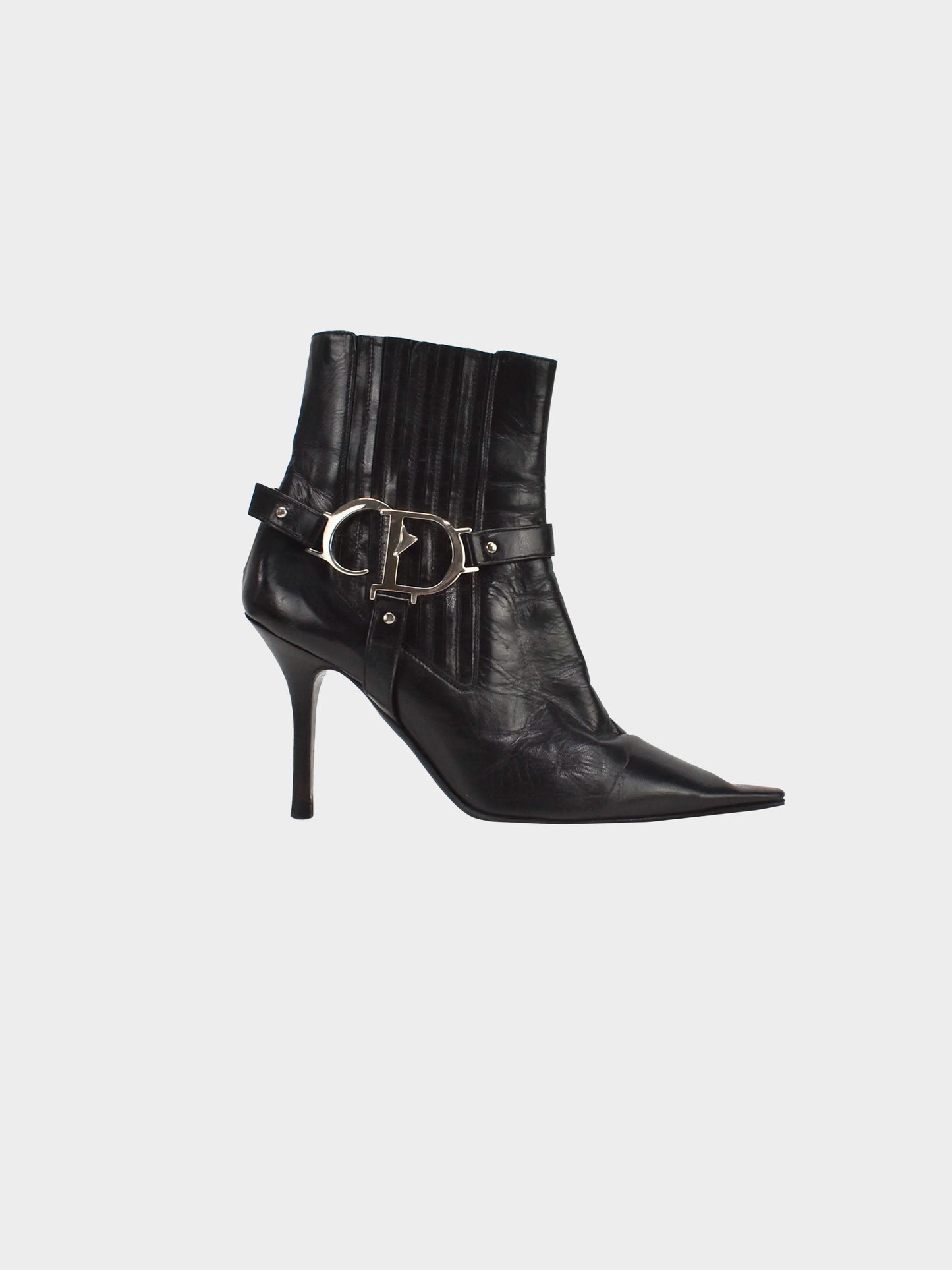 Christian Dior 2000s Leather Biker Boots