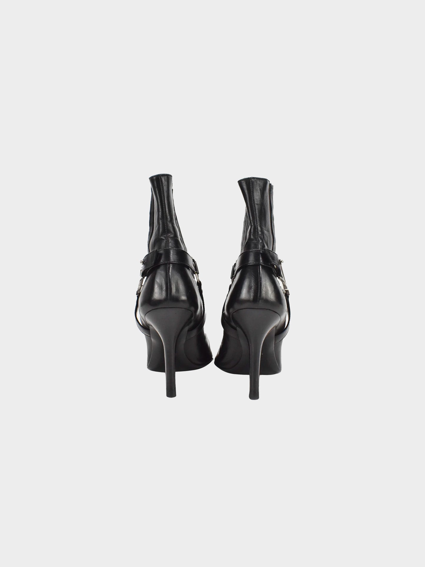 Christian Dior 2000s Leather Biker Boots