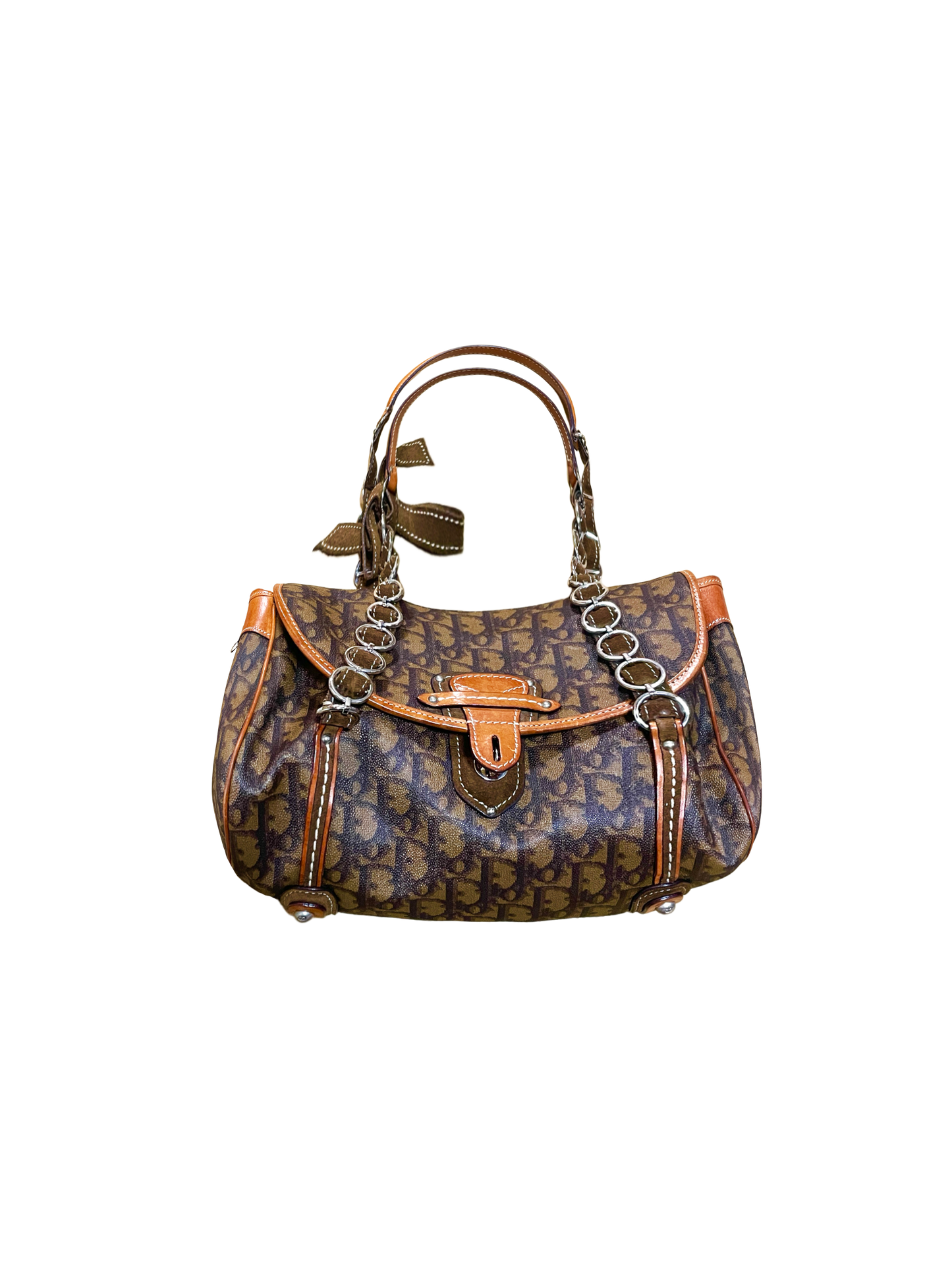 Christian Dior Early 2000s Romantique Monogram Trotter Bag