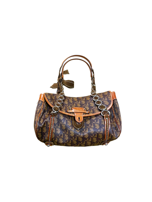 Christian Dior Early 2000s Romantique Monogram Trotter Bag