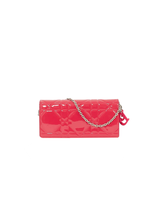 Christian Dior 2012 Fuschia Cannage Crossbody