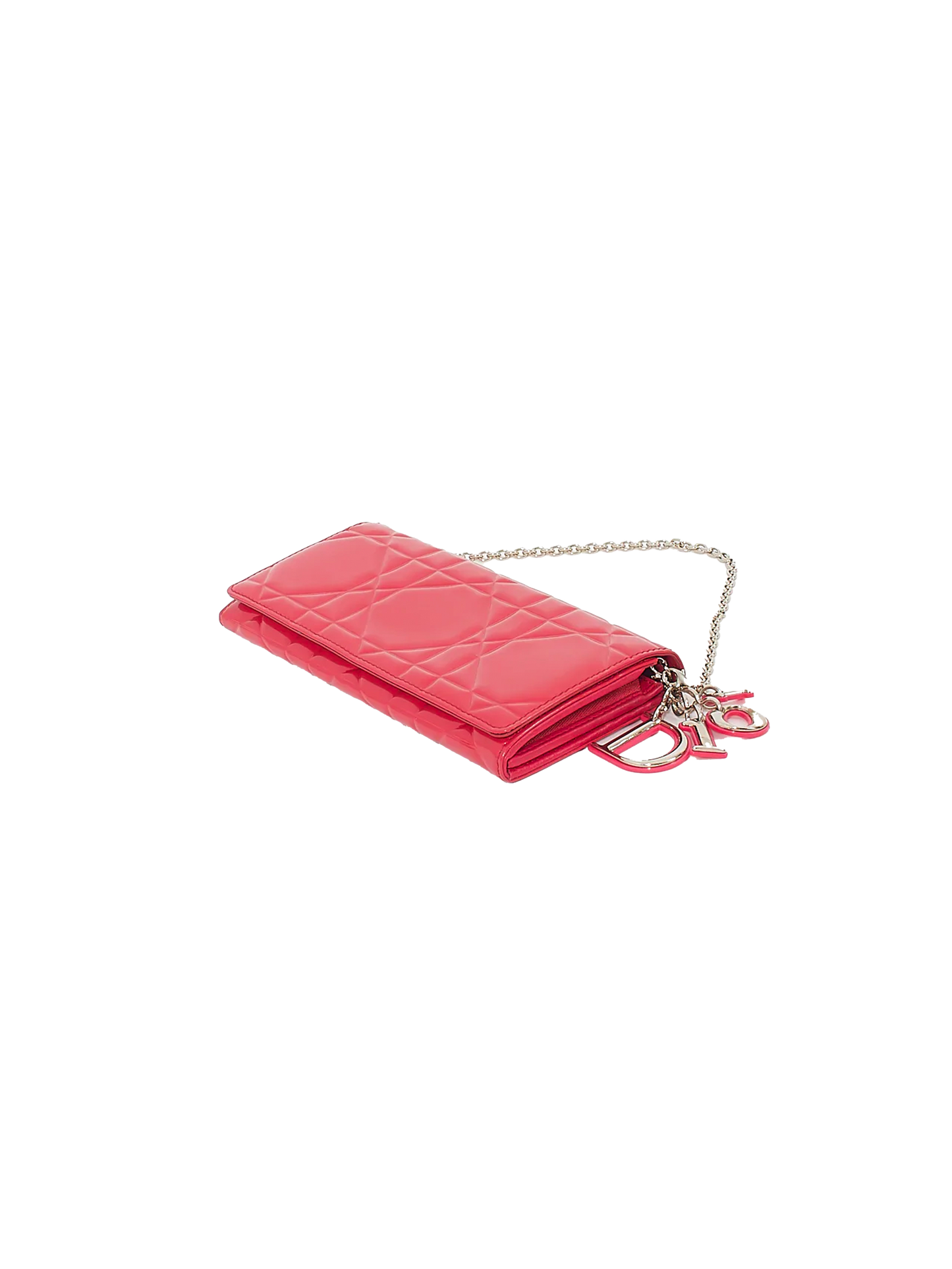 Christian Dior 2012 Fuschia Cannage Crossbody