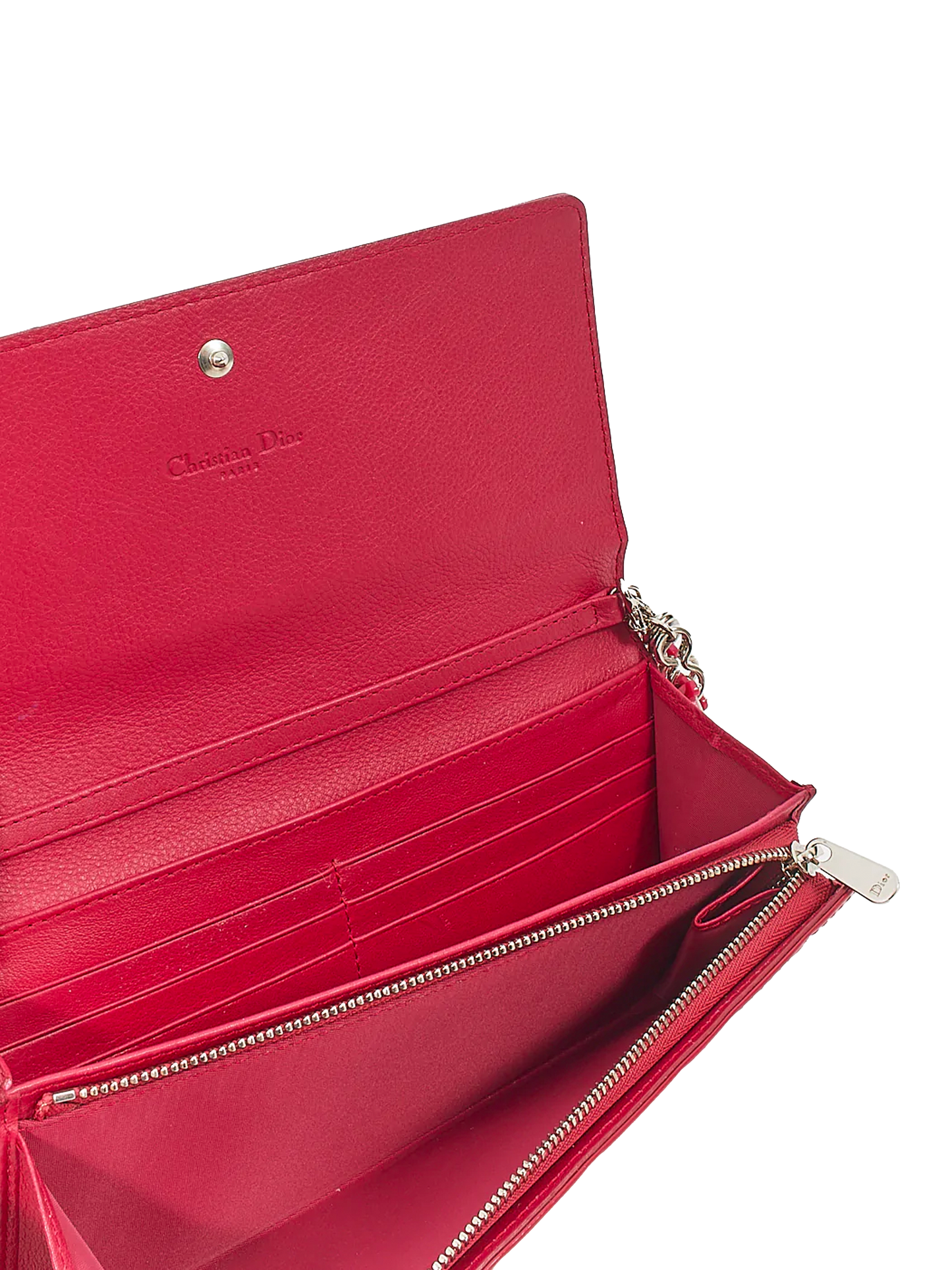 Christian Dior 2012 Fuschia Cannage Crossbody