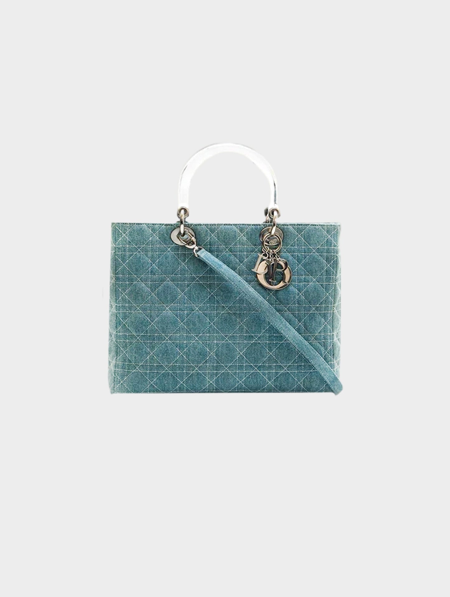 Christian Dior 2008 Denim Lady Dior Bag