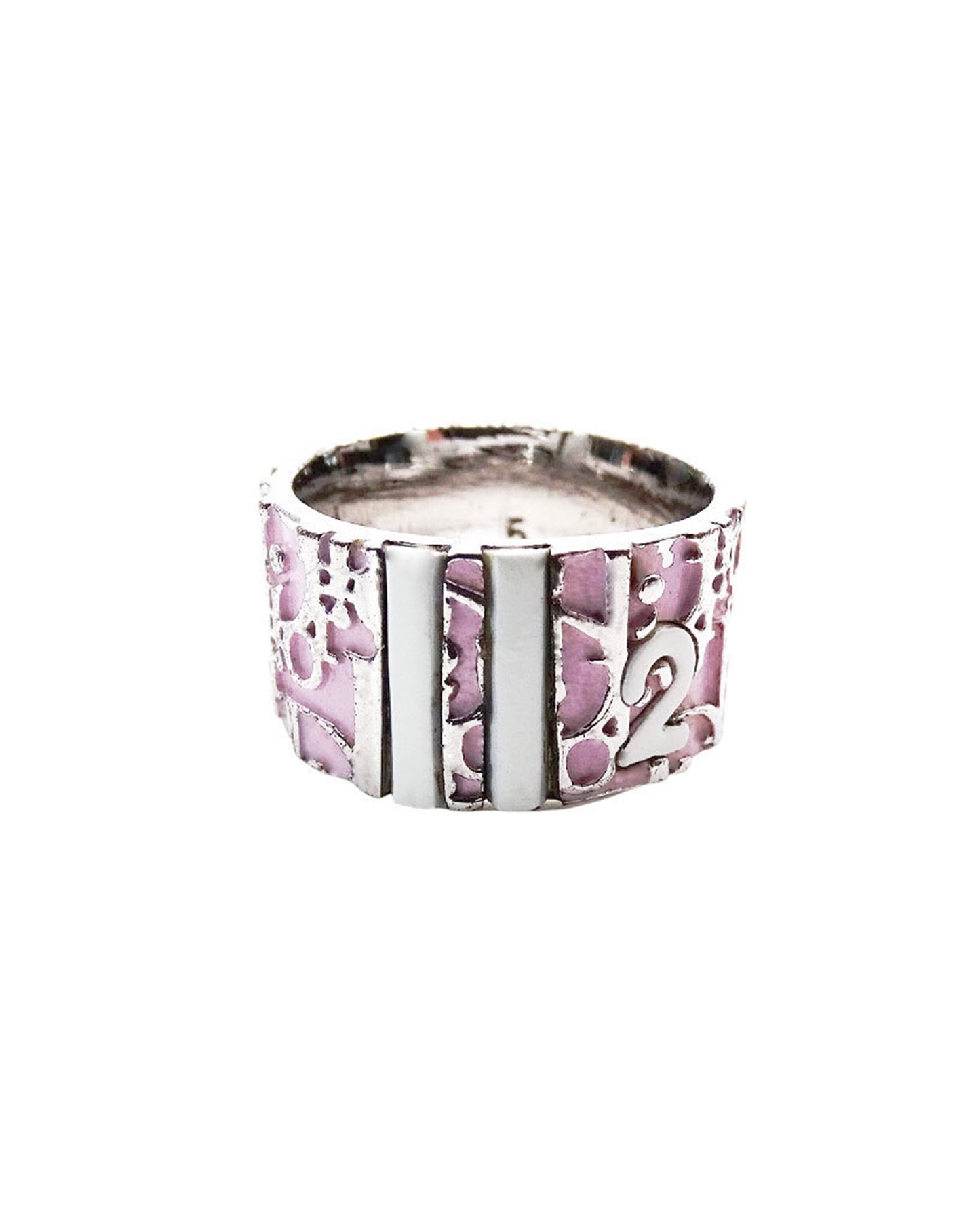 Christian Dior 2000s Trotter Pink Ring