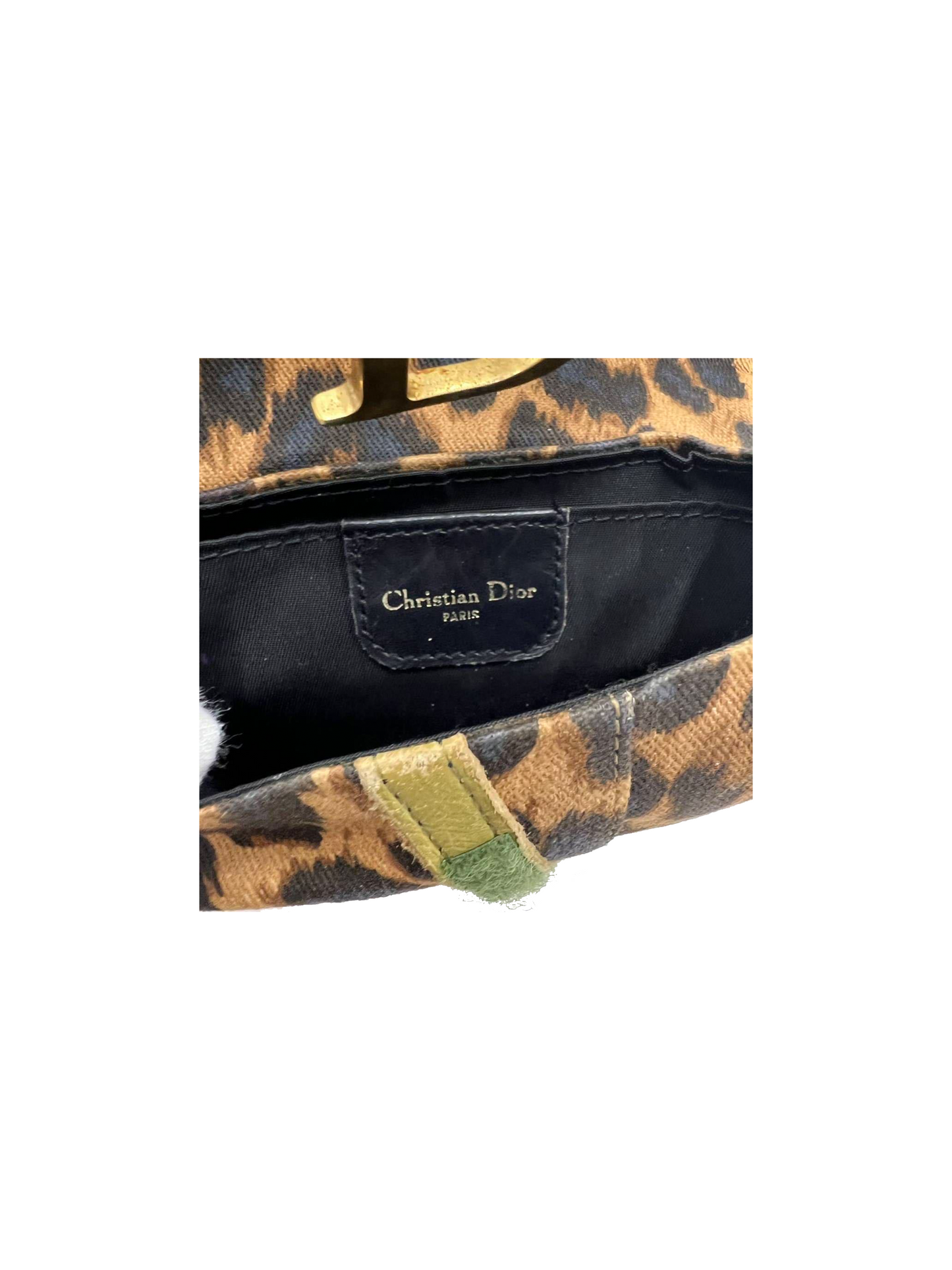 Christian Dior 2000s Mini Belted Saddle Bag