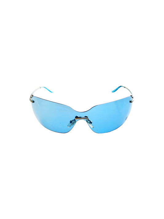 Christian Dior 2000 Blue Bubble Wrap Sunglasses